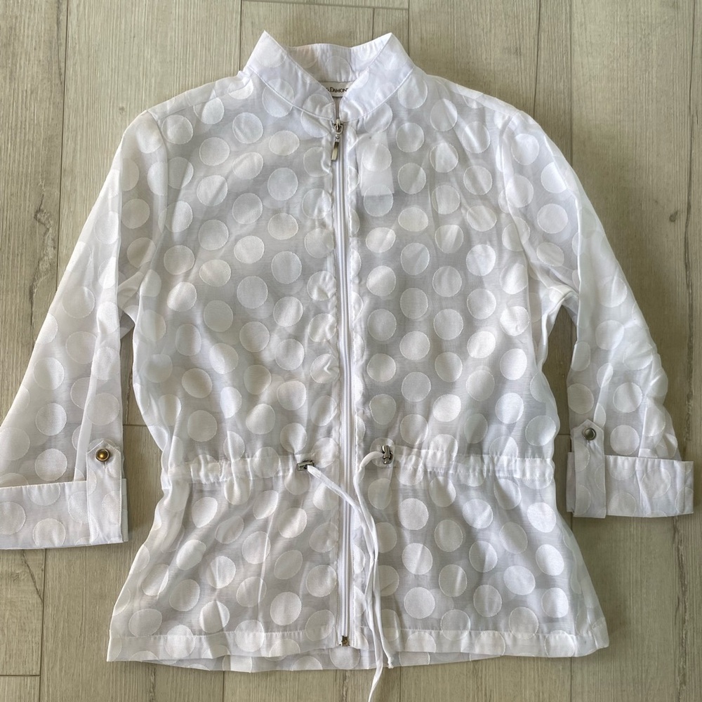 Sheer Polka Dot Jacket